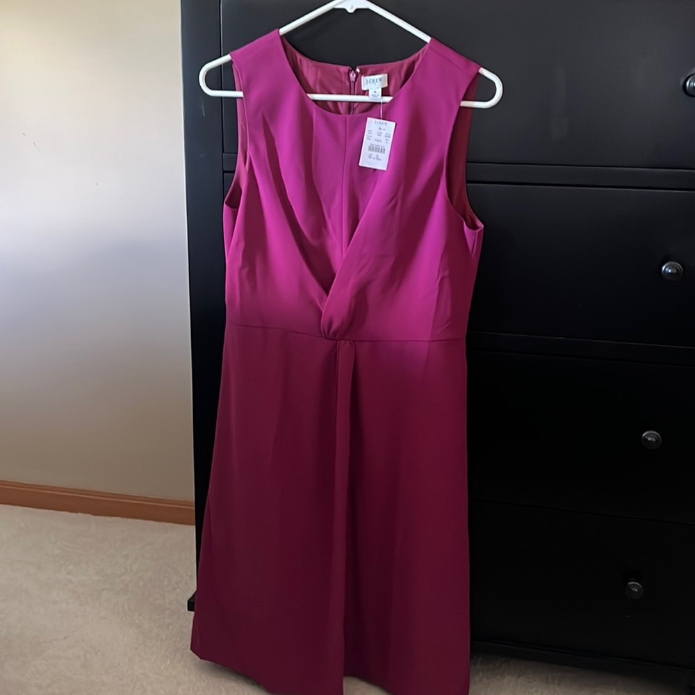 NWT J.Crew Fuchsia dress